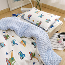 定制幼儿园被套宝宝单件100x120婴儿豆豆绒被罩纯棉儿童a类母婴级
