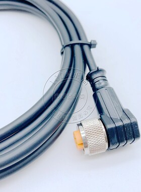 原装正品ZHELE传感器插线WCX12P-Y05/4 屏蔽线 传感器连接线线缆