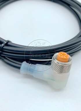 传感器连接插线 接近开关插线 连接线M12带灯PNP WCX12-Y05/4DP