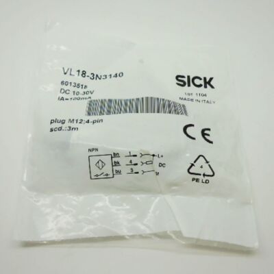 【原装正品】SICK 光电开关VL18-3N3140镜反射型实体店铺