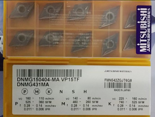 三菱车刀片DNMG150404-MA VP15TF DNMG150408-MA VP15TF