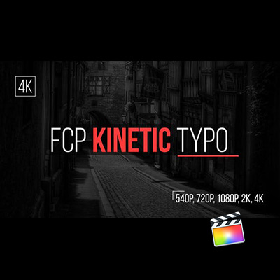36组动能文字标题动画排版字幕FCPX插件