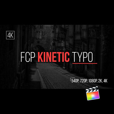 36组动能文字标题动画排版字幕FCPX插件