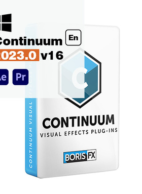 AE/PR插件视觉特效 Continuum 2023 v16.0.0 CE 英文版 Win