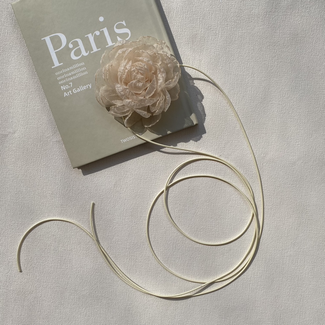 超仙花复古项链系带choker项圈