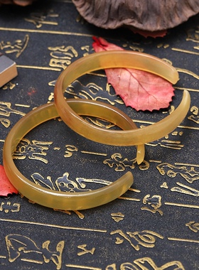 天然手镯羊角民族女款