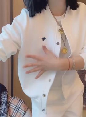 恣意家2509秋季款小个子棒球服外套女刺绣简约款休闲运动百搭宽松