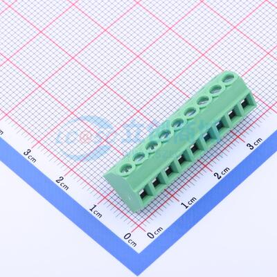 螺钉式接线端子 JL102-38109G01 插件,P=3.81mm 1x9P 电子元器件
