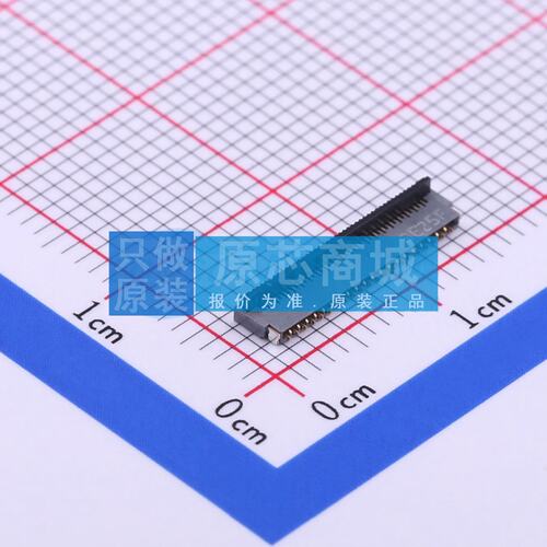连接器 FH35C-41S-0.3SHW(50) SMD,P=0.3mm,卧贴 翻盖式 41P 双侧