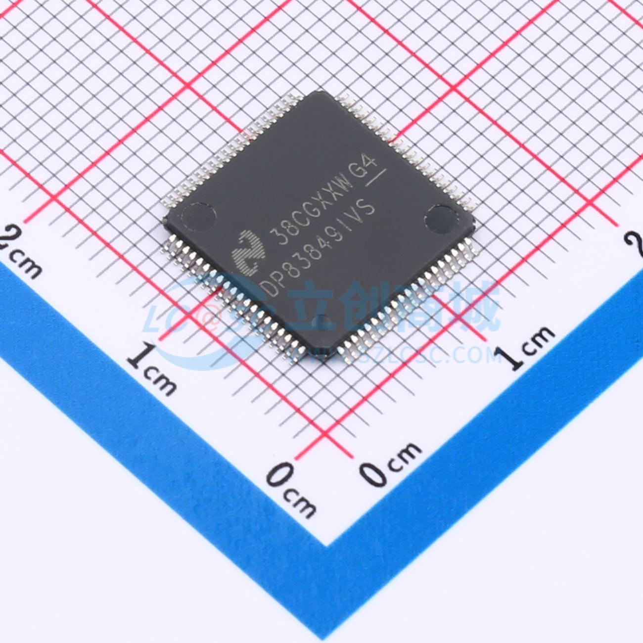 以太网收发器 DP83849IVSX/NOPB TQFP-80(12x12) 电子元器件配单
