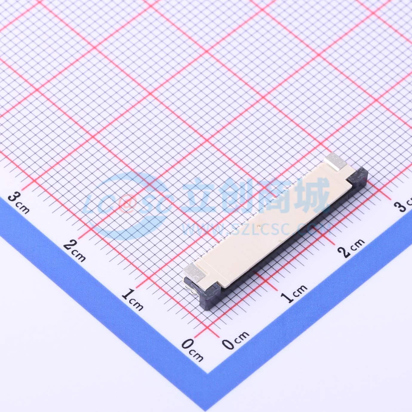 连接器 KH-CL1.0-H2.5-21PS SMD,P=1mm,卧贴 抽屉式 21P 上接