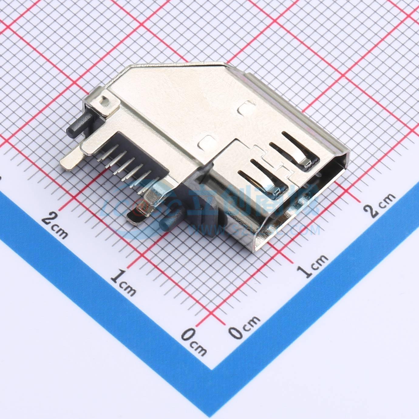 D-Sub/VGA连接器 XDHF-1901-0811 插件 母 19P 电子元器件配单