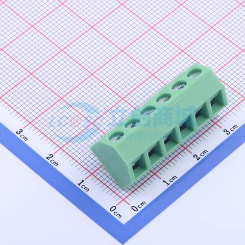 螺钉式接线端子 KF127S-5.0-6P 插件,P=5mm 1x6P 电子元器件配单