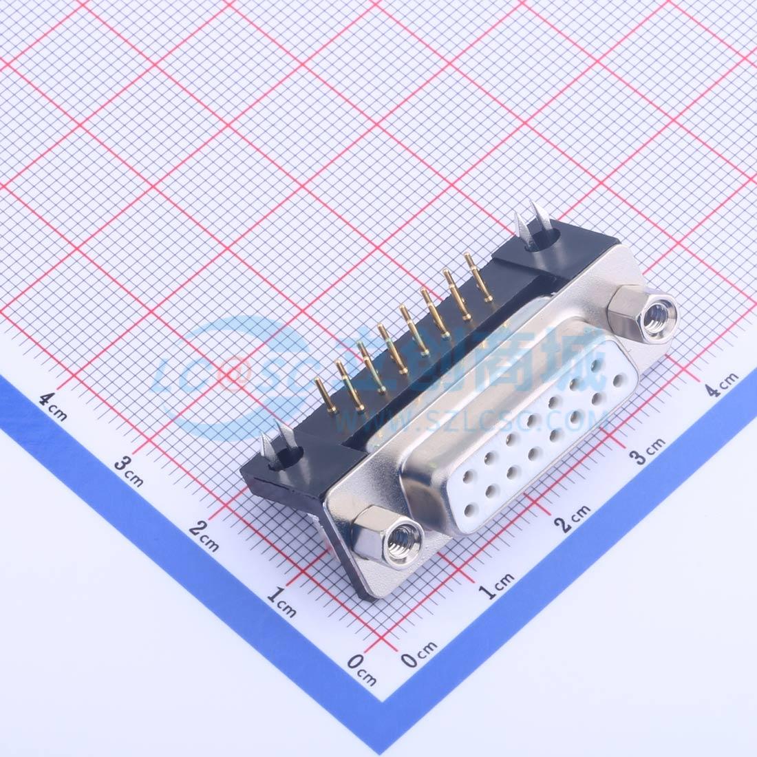D-Sub/VGA连接器 D-DMRC15PF-E001 插件 原装正品 电子元器件配单
