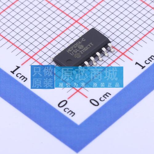 模数转换芯片ADC MCP3204T-CI/SL SOIC-14 原装 电子元器件配单