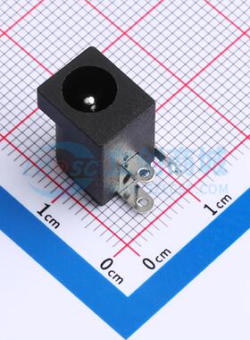 DC电源连接器 DC-005-D020 插件 弯插 2mm 6.4mm 电子元器件配单