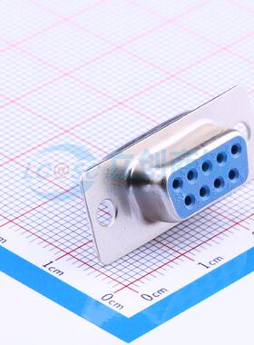 D-Sub/VGA连接器 DP-9P母头 直针 焊板不带螺丝 插件 电子元器件