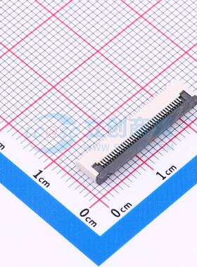 连接器 GT-F0502SR20-36SMT01 SMD,P=0.5mm,卧贴 翻盖式 36P 下接