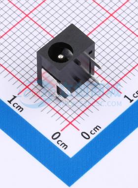 DC电源连接器 DC-033A-1.3 插件 卧贴 1.3mm 3.9mm 电子元器件