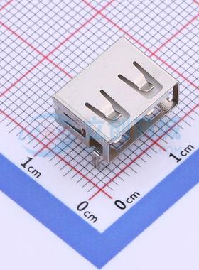 USB连接器 908-161A101HD10102 插件 母 弯插 4P 电子元器件配单