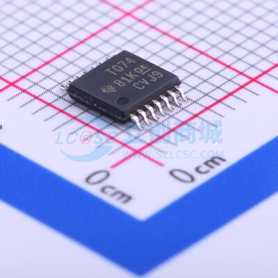 FET输入运放 TL074CPWR TSSOP-14 原装正品 电子元器件配单