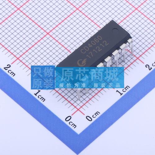 计数器/分频器 CD4060DA.TB DIP-16 原装正品 电子元器件配单
