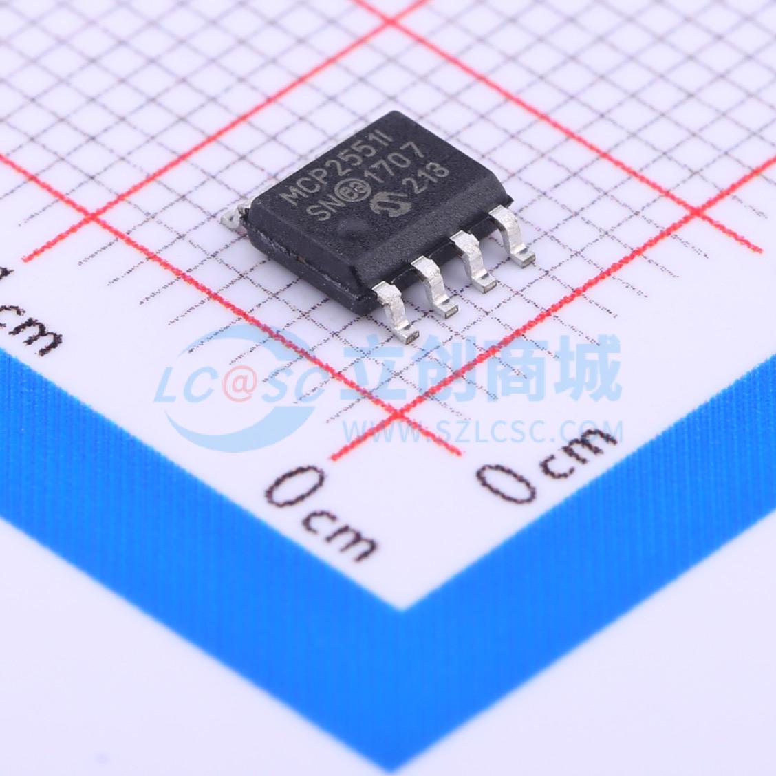 CAN收发器 MCP2551-I/SN SOIC-8 原装正品 电子元器件配单