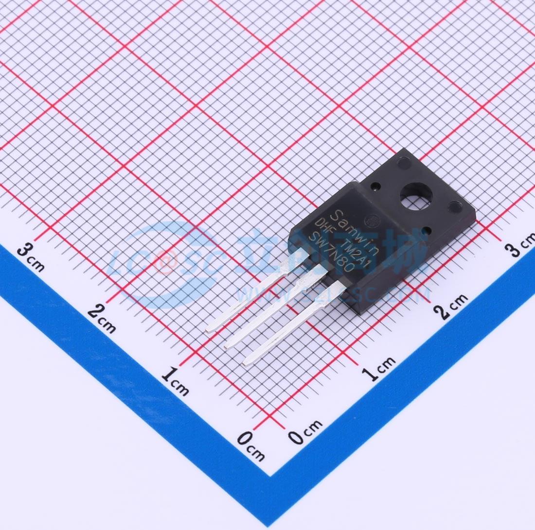 场效应管MOS SWM7N80D TO-220MF 800V 7A Samwin(芯派) 原装
