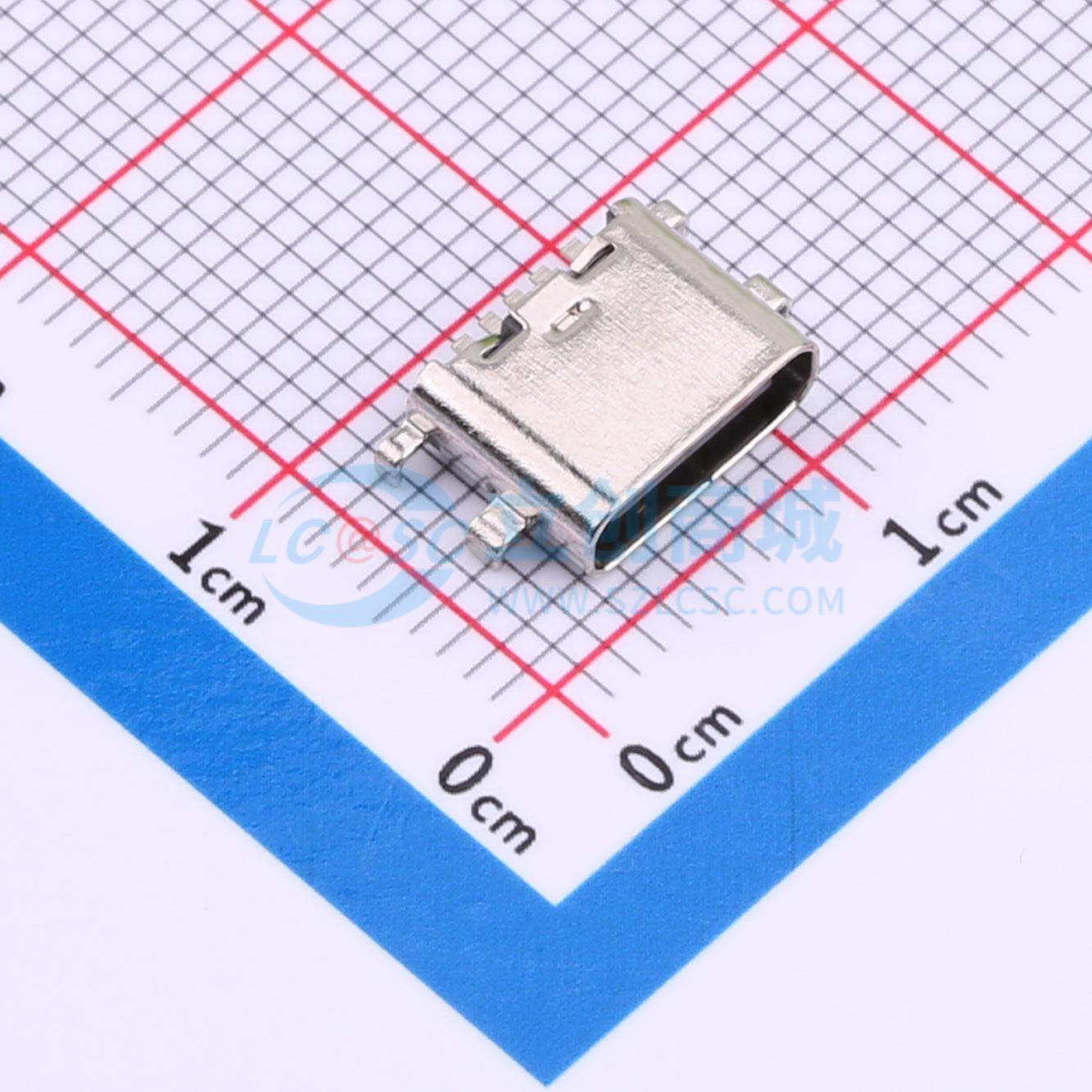 USB连接器 TYPE-606-0.8-T3-5A SMD 母 沉板 原装 电子元器件配单