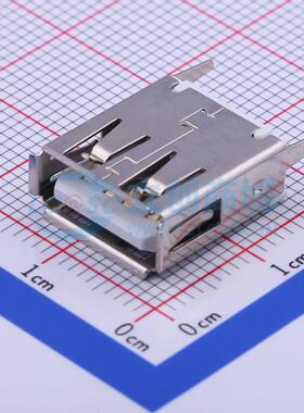 USB连接器 U-USBAS04P-F000 插件 母 直插 原装 电子元器件配单