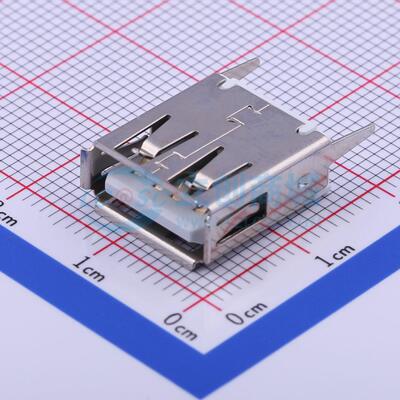 USB连接器 U-USBAS04P-F000 插件 母 直插 原装 电子元器件配单