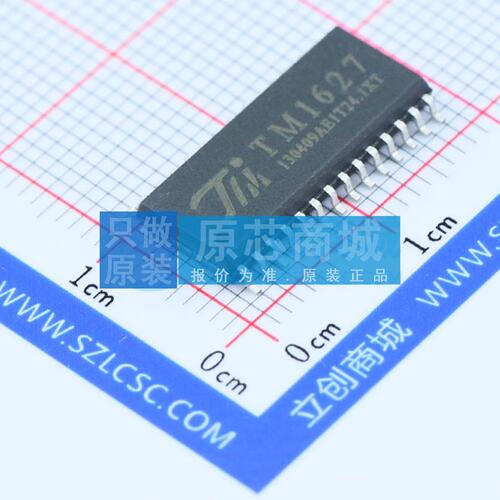 数码管驱动 TM1627 SOIC-28-300mil 原装正品 电子元器件配单
