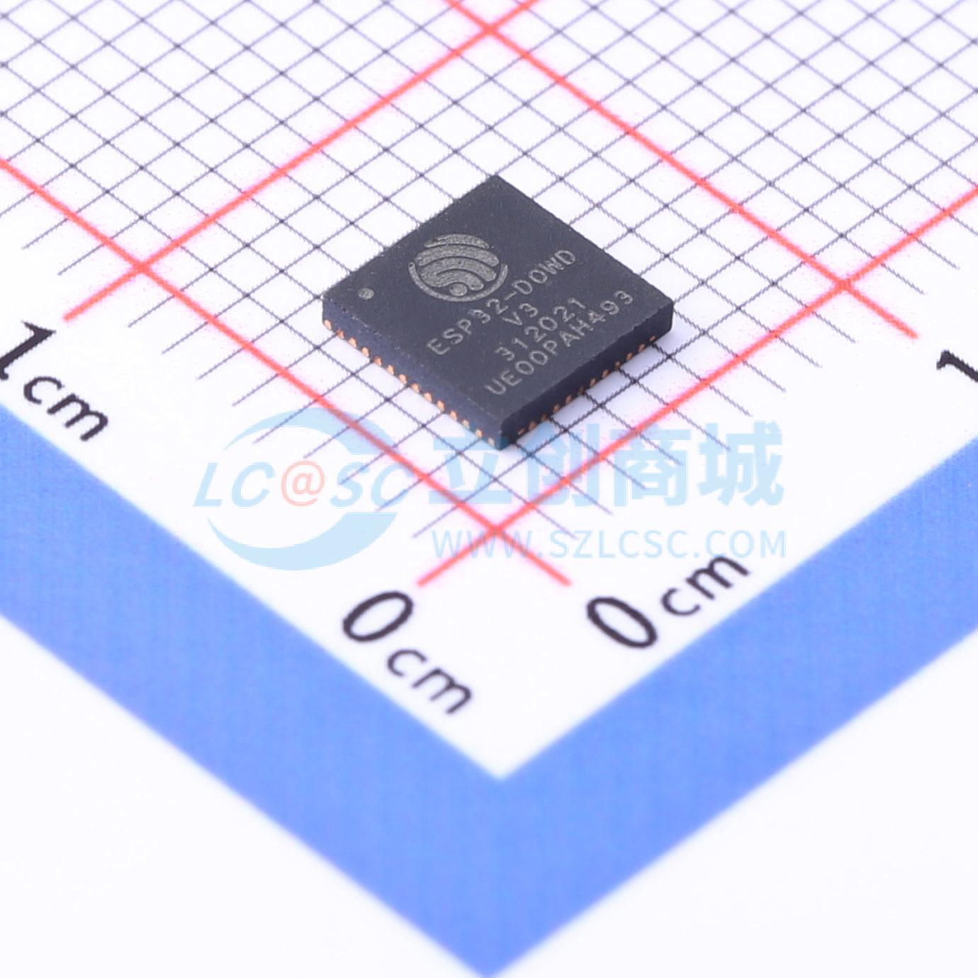 无线收发芯片 ESP32-D0WD-V3 QFN-48-EP(5x5) 电子元器件配单