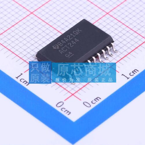 缓冲器/驱动器/收发器 SN74ACT244DWR SOIC-20-300mil 原装正品