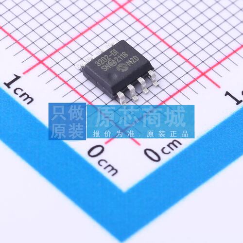 模数转换芯片ADC MCP3202-BI/SN SOIC-8 原装正品 电子元器件配单