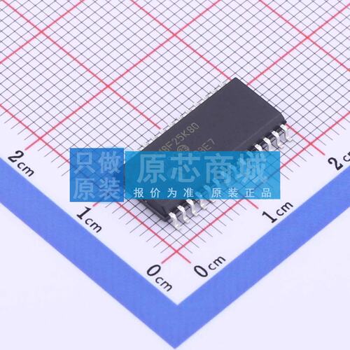 单片机(MCU/MPU/SOC) PIC18F25K80-I/SO SOIC-28-300mil 原装正品