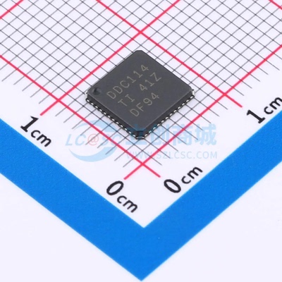 模数转换芯片ADC DDC114IRTCR QFN-48-EP(7x7) 原装正品