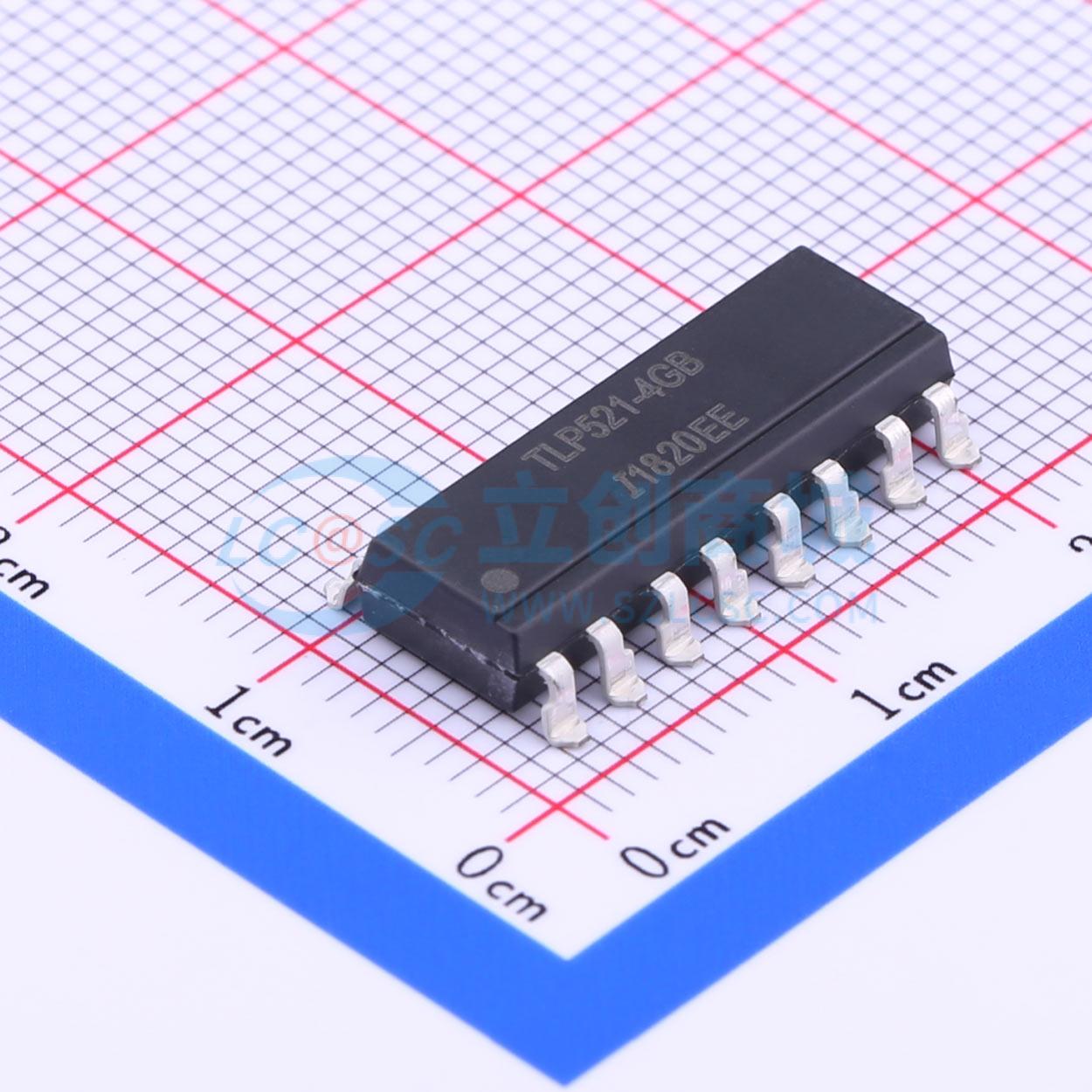 晶体管输出光耦 TLP521-4GBSM SMD-16P 原装正品 电子元器件配单