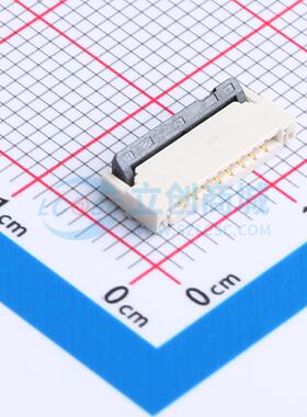 连接器 AFA24-S08FIA-HF SMD,P=1mm 翻盖式 8P 双侧触点/上下接