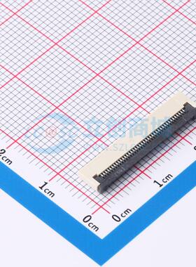 连接器 FPC-0.5FX-40PWCR-H20 SMD,P=0.5mm,卧贴 翻盖式 40P 下接