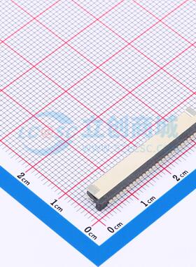 连接器 FPC-1.0AX-27PWCR-H25 SMD,P=1mm,卧贴 抽屉式 27P 下接