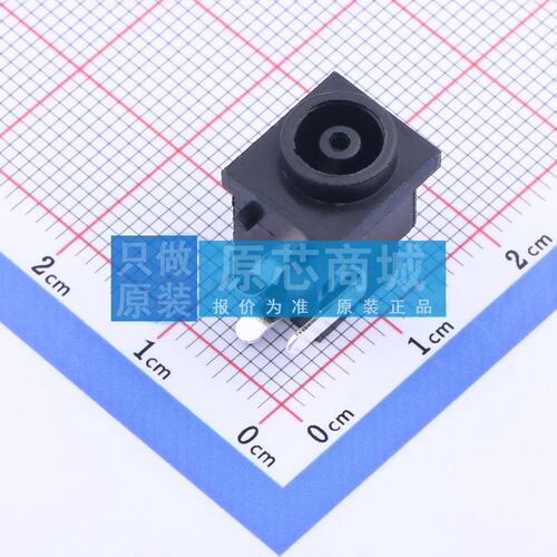 DC电源连接器 DC-038A 插件 弯插 3mm 6mm 原装 电子元器件配单