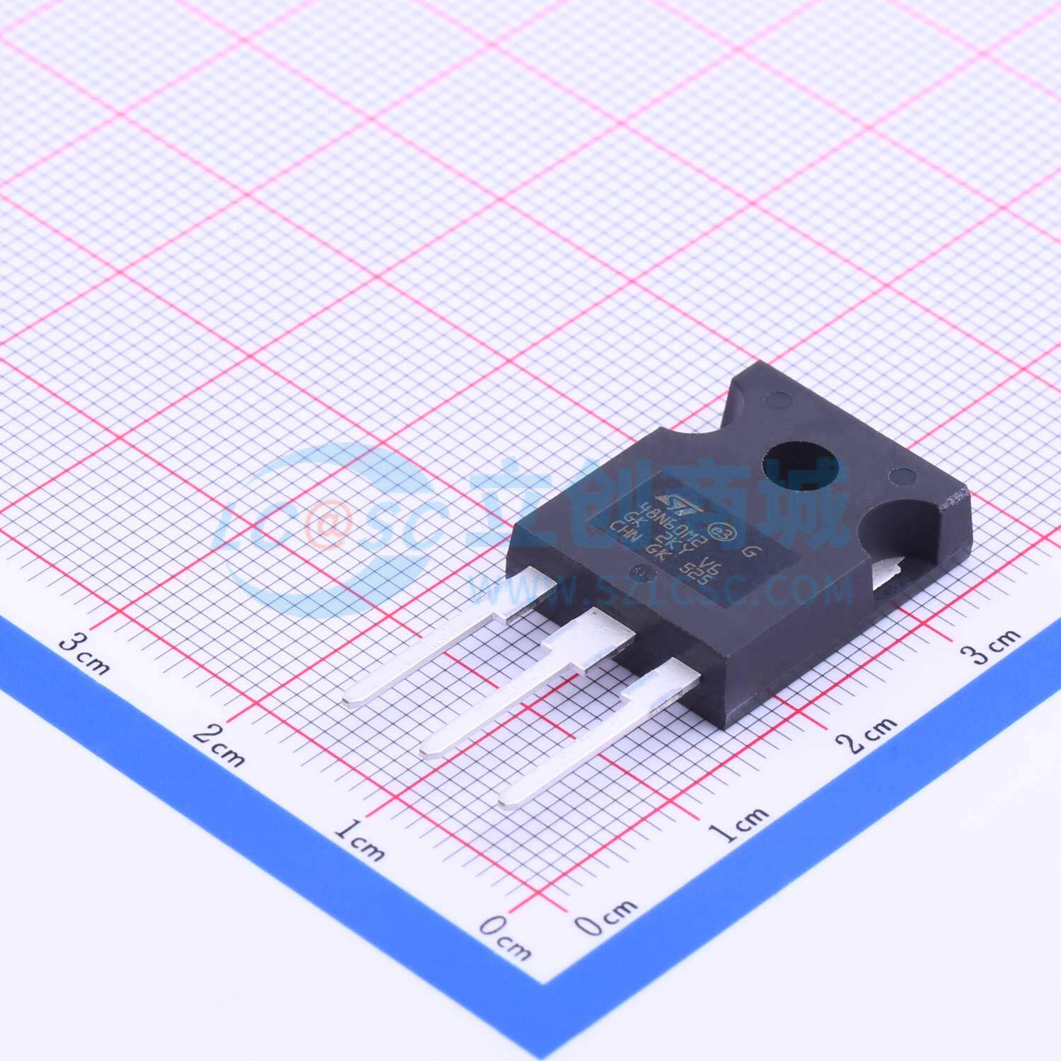 场效应管(MOSFET) STW48N60M2 TO-247AC-3 600V 42A ST(意法半导