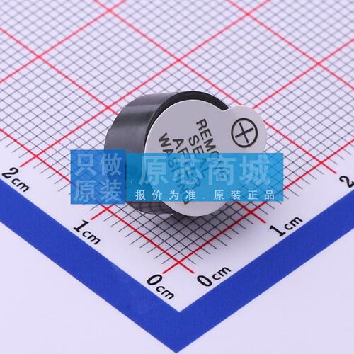 蜂鸣器 HMB1275-12B 插件,D=12mm 有源(内含驱动线路) 8V~15V 2.3
