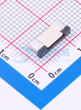 连接器 FPC-0.5AS-10PWCR-H20 SMD,P=0.5mm,卧贴 抽屉式 10P 上接