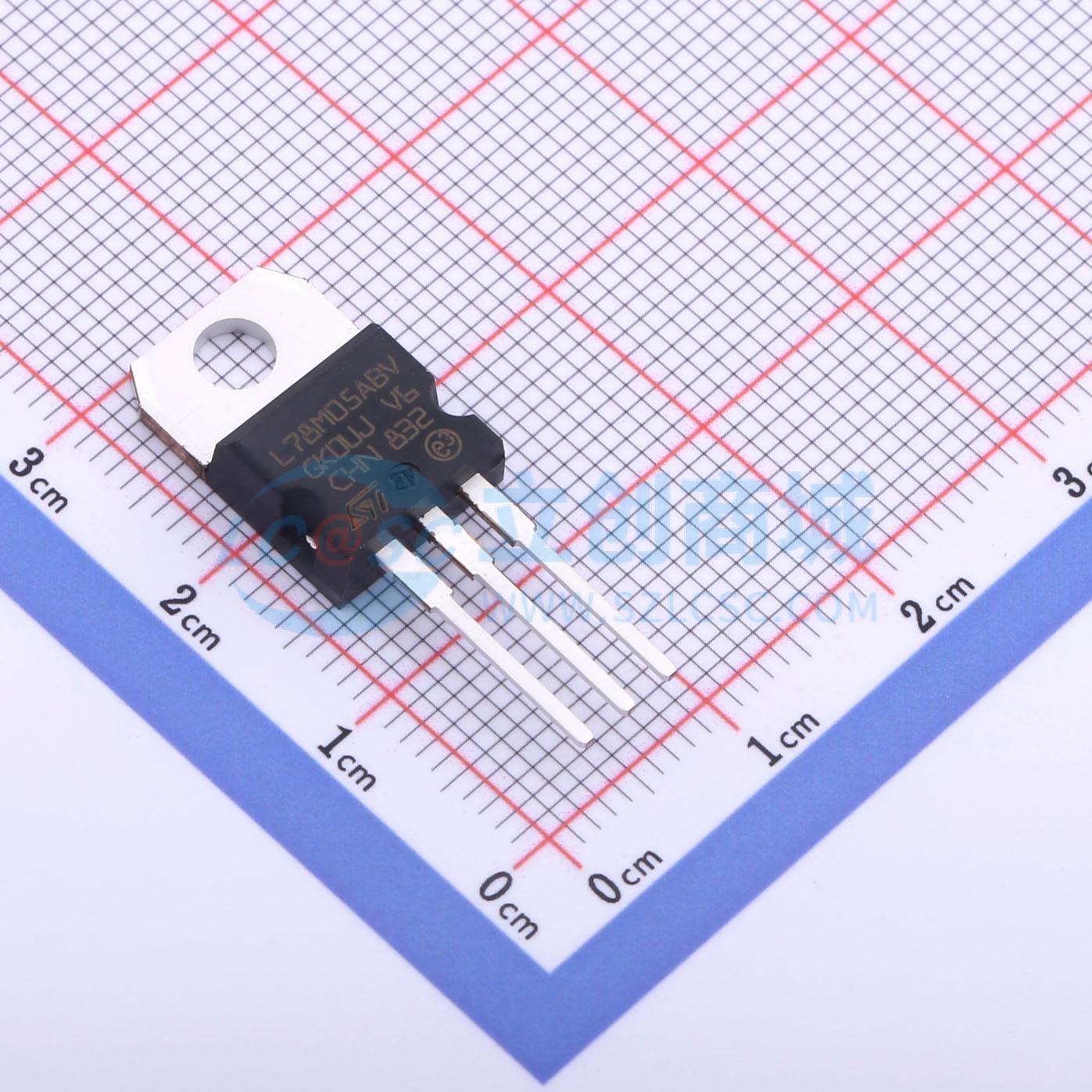 线性稳压器(LDO) L78M05ABV-DG TO-220 原装正品 电子元器件配单