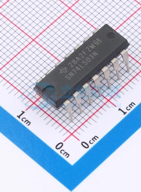 逻辑门 SN74LS03N PDIP-14 原装正品 电子元器件配单