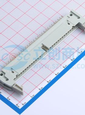 连接器 DS1011-60SBSiA7-B 插件,P=2.54mm 2x30P 牛角扣