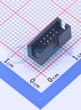 连接器 X1270WR-2x05B-6TV01 弯插,P=1.27mm