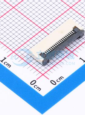 连接器 BTC05202-200R-0WXW SMD,P=0.5mm,卧贴 翻盖式 20P 下接